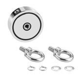 Magnet Fishing Double Sided D94mm 400KG Each Side Neodymium With 20m Rope