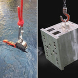 Magnet Fishing Double Sided D94mm 400KG Each Side Neodymium With 20m Rope