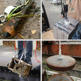 Magnet Fishing Double Sided D94mm 400KG Each Side Neodymium With 20m Rope