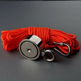 Magnet Fishing Double Sided D94mm 400KG Each Side Neodymium With 20m Rope