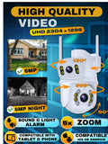 Wireless WiFi CCTV Security Zoom Cameras PTZ Alarm Cam