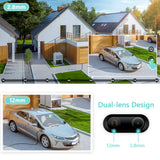 WiFi-enabled 8MP dual lens PTZ dome camera by LogInterTech with 8x zoom, perfect for outdoor security.