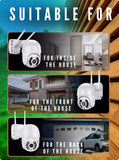8MP smart CCTV camera ideal for indoor use, front of house, and backyard monitoring – versatile placement options