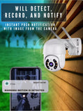 Motion detection alert with image notification on phone – smart 8MP WiFi CCTV camera with iCSee integration