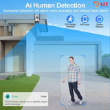 AI Human Detection Security Camera with PIR Motion Sensor, Smart Alerts via ICSee App, and Accurate Intruder Detection for Driveway or Home Surveillance – LIT LogInterTech System