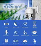 WIFI Camera Outdoor PTZ IP Camera 1080p Speed Dome CCTV Security Camera