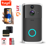 Smart Home Video Doorbell Camera 2MP SD Card Recording Tuya V5