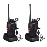 Baofeng BF888s Long Range Walki Talkies Handheld 16 Channels Two Way Radios 400-470mhz