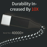 3M Long USB-C Fast Charger For Samsung S9 S10+ S20+ Type C Charging Phone Cable