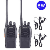 Baofeng BF888s Long Range Walki Talkies Handheld 16 Channels Two Way Radios 400-470mhz