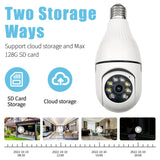 3MP Panoramic WiFi IP Camera E27 Light Bulb Calving HD Wireless Security Camera