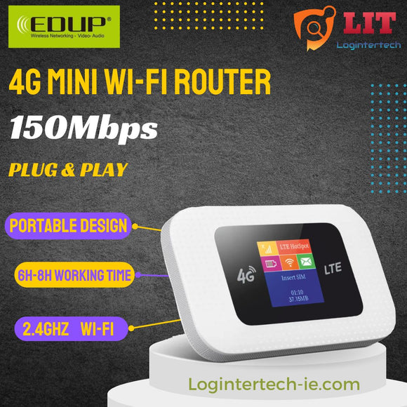 4G SIM Router Portable Mini Pocket WiFi Mobile Hotspot Universal Unlocked Mifi Router Dongle