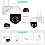 5MP WIFI Outdoor Camera PTZ IP Speed Dome CCTV Security Calving System Besder