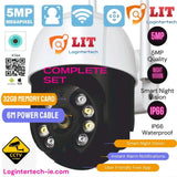 5MP WIFI Outdoor Camera PTZ IP Speed Dome CCTV Security Calving System Besder