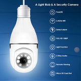 3MP Panoramic WiFi IP Camera E27 Light Bulb Calving HD Wireless Security Camera