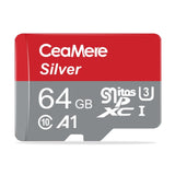 Ceamere Memory Card 8GB-256GB Class 10 High Speed TF Flash Card for Mobile Phones Tablet Switch Speaker Drone Car DVR GPS Camera Micro SD