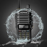 Baofeng UV-9R Plus Set 2pcs Waterproof 8W Walkie Talkie 128CH UHF VHF Ham Radio