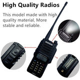 Baofeng UV-9R Plus Set 2pcs Waterproof 8W Walkie Talkie 128CH UHF VHF Ham Radio