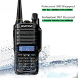 Baofeng UV-9R Plus Set 2pcs Waterproof 8W Walkie Talkie 128CH UHF VHF Ham Radio