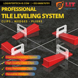 LIT Tile Leveling Spacer System Clips Wedges Tiling Flooring Kit Wall Floor Tool