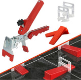 Tile Leveling System Wedges Tiling Flooring Kit Wall Floor Tool IE Spacers Clips