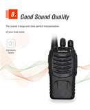 Baofeng BF888s Long Range Walki Talkies Handheld 16 Channels Two Way Radios 400-470mhz