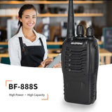 Baofeng BF888s Long Range Walki Talkies Handheld 16 Channels Two Way Radios 400-470mhz