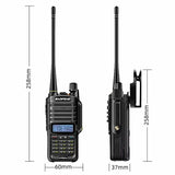 Baofeng UV-9R Plus Set 2pcs Waterproof 8W Walkie Talkie 128CH UHF VHF Ham Radio