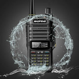 Baofeng UV-9R Plus Set 2pcs Waterproof 8W Walkie Talkie 128CH UHF VHF Ham Radio